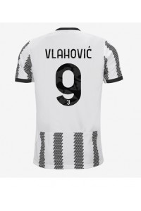 Fotbalové Dres Juventus Dusan Vlahovic #9 Domácí Oblečení 2022-23 Krátký Rukáv